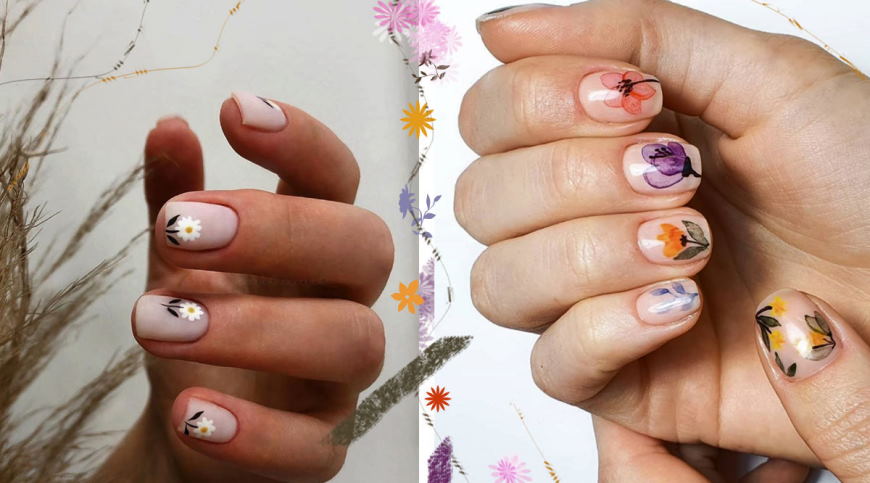 flower nail designs